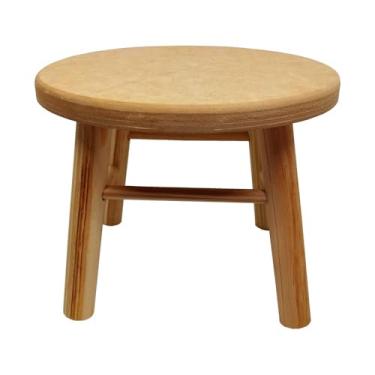 Imagem de Banquinho Infantil Médio 16cm Mdf Pé Reforçado Decoração De Mesa Festa