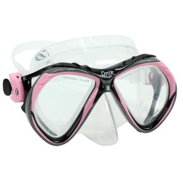Imagem de Máscara de Mergulho Fun Dive - Silicone E Vidros Temperados (Transp/Rosa)