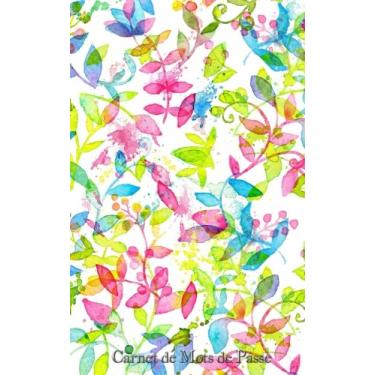 Imagem de Carnet de Mots de Passe: A5-98 Pages - 180 - Watercolor - Fleurs