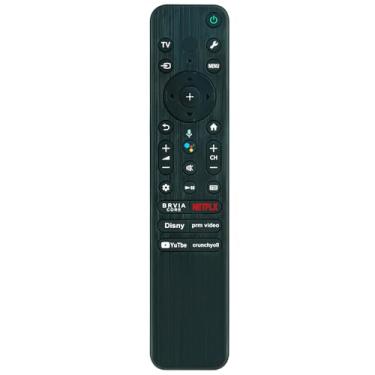 Imagem de RMF-TX810U Controle remoto de substituição por voz compatível com Sony Smart Google TV KD-65X77L KD-75X77L KD-43X77L KD-85X77L KD-50X77L KD-55X77L KD-75X77CL KD-65X77CL KD65X77L KD75X77L L KD43X 77L