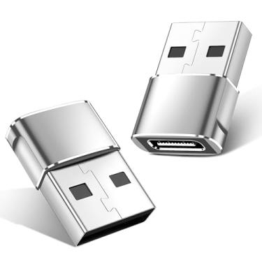 Imagem de toaksi Adaptador USB para USB C, conversor de carregador OTG tipo C fêmea para macho para PlayStation 4, Apple Watch Ultra 8 9, iPhone 16 15 14 13 Pro Max, Samsung S24 S23, AirPods, iPad, Car Play -