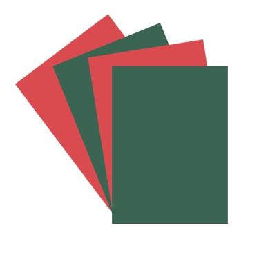 Imagem de 30 folhas de papelão colorido de Natal, 21 x 28 cm, papel cartonado vermelho e verde 40,8 kg/250 g/m² para decoração festiva, cartões comemorativos, projetos de artesanato