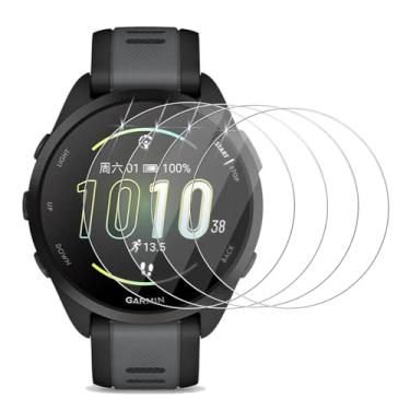 Imagem de (Pacote com 4) Protetor de tela para Garmin Forerunner 165 Music / vidro temperado 165, transparente HD, antiarranhões