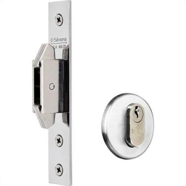 Imagem de Fechadura Silvana Porta Correr 4500 Redonda Cromada 95026