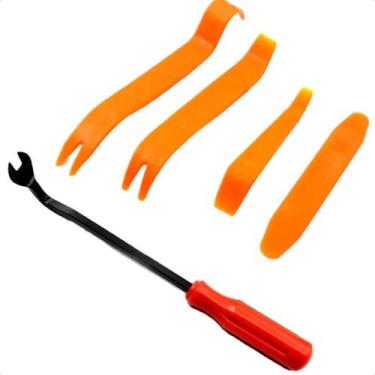 Imagem de Kit 5 Espátulas Desmontar Painel Moldura Portas Carros - Eletrostock