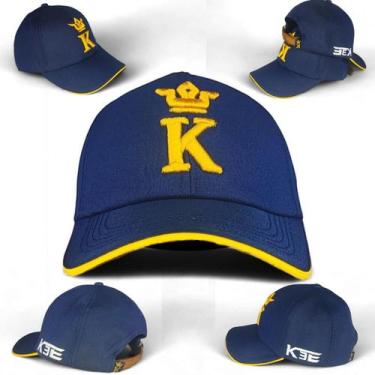 Imagem de Boné K3E Liso Aba Curva Premium Cor Azul, Azul, único