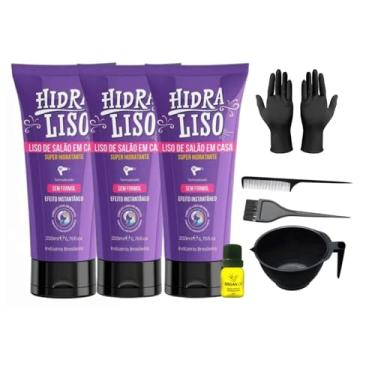 Imagem de 3 Progressiva De Chuveiro Hidraliso Alisante Orgânico 200 Ml