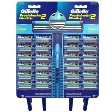 Imagem de Aparelho Prestobarba Gillete Ultra Grip 2 Masculino - cartela com 24 u