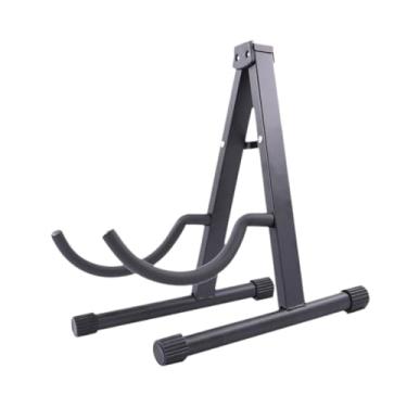 Imagem de Almencla Guitar Stand a Fold Floor Stand Non Slip Professional portátil Uma moldura Ballo dobrável Banjo de Banjo Ukulele