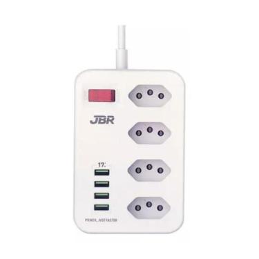 Imagem de Extensor Elétrico 4 Tomadas / 4 USB - Bivolt - Rápido - Jlprotec