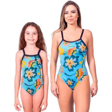 Imagem de Combo mãe e filha par maiôs joy proteção uv 50+ kauna, 6