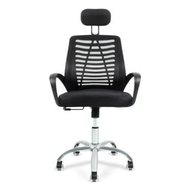 Imagem de Cadeira Escritório Mesh Ergonômica Heads Top Bestchair Preta