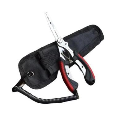 Imagem de Alicate de Pesca de Aço Inoxidável - Resistente à Água Salgada, Remove