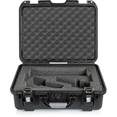 Imagem de Gator Capa à prova d'água da série Titan com interior de espuma de corte personalizado para mixer de podcast RODECASTER Pro e dois microfones; (GWP-TITANRODECASTER2)