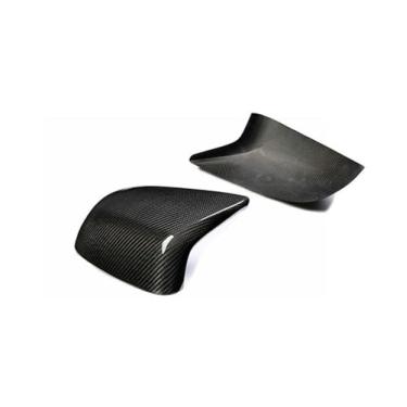 Imagem de Capa de espelho de fibra de carbono real compatível com BMW X5M F85 X6M F86 2015-2018 Tampas de ré externas de carro Capa de visão traseira Capa de visão traseira Complemento