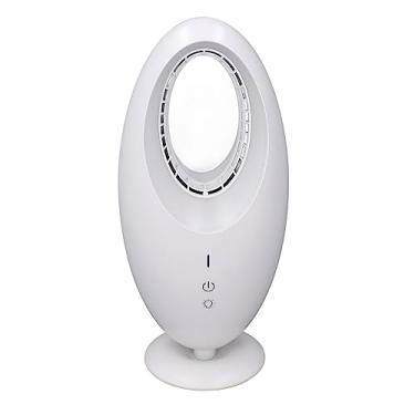 Imagem de Ventilador da Mesa da BLADEL Com 3 Velocidades e Luz LED, RGY Saving SM Table Fan para Quarto - Portátil e Silencioso Ventilador para Mesa