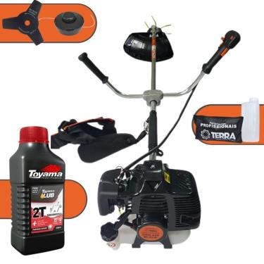 Imagem de Máquina De Cortar Grama Gasolina Terra GRH430 + Óleo Toyama