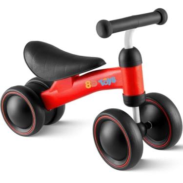 Imagem de Bicicleta De Equilibrio Infantil Bebe 8D Toys BalanceRide Motoca Triciclo Leve e Durável (Vermelho)