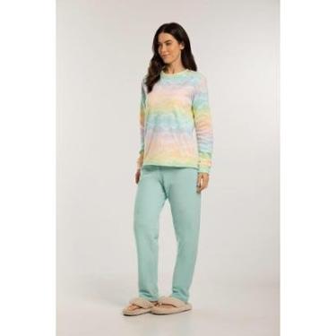 Imagem de Conjunto Pijama Soft Fleece Térmico Feminino-Feminino