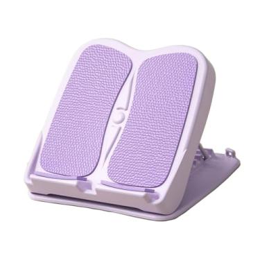 Imagem de rockible Placa inclinada para bezerro, alongamento de alongamento, exercício de tornozelo não deslize, estiramento de panturrilha ajustável para bezerros de, Roxo