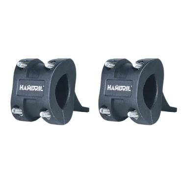 Imagem de Hamdril Suporte de chicote ATV em forma de H. Suporte de barra de luz de motocicleta de alumínio. Ajuste de rotação de 360 graus, fixação bidirecional adequada para montagem de barra de rolagem de