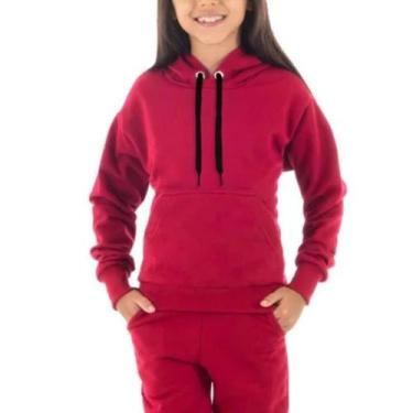 Imagem de Moletom Infantil Moleton blusa de frio Feminino Agasalho Alta Qualidad