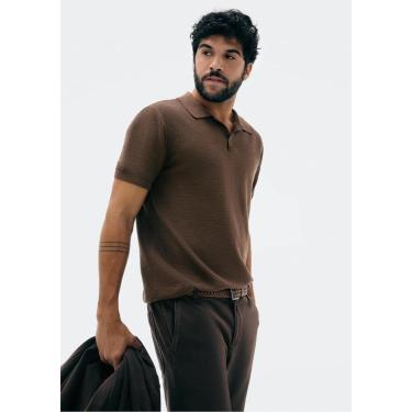 Imagem de Camisa Polo Hering Manga Curta Em Tricô Masculina-Masculino