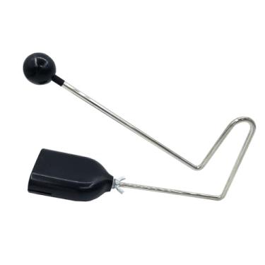Imagem de TUOREN Vibra Slap Instrumento de Percussão Chocalho Efeito Sonoro Plástico Portátil Vibraslap Instrumento Musical para Músicos, Bandas ou Estúdios (Preto)