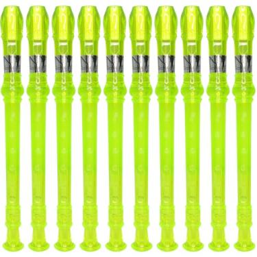 Imagem de Kit 25 Flautas Doce Germânica Verde Translucida FL 20G G New York