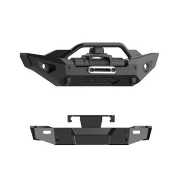 Imagem de SPEELIK Front & Rear Bumper Aluminum Winch for Traxxas 1/18 TRX4M Bronco Upgrade Parts RC Crawler Car