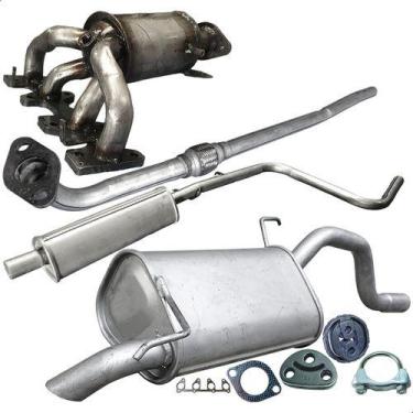 Imagem de Kit Escapamento Completo Palio 1.0 1.4 8v Evo 2015 A 2019 - ScapJá