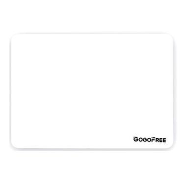 Imagem de Mouse Pad Gaming WIYIXI de vidro temperado 40cm x 50cm branco