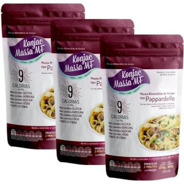 Imagem de Kit 03 Konjac Massa Tipo Pappardelle de 270g