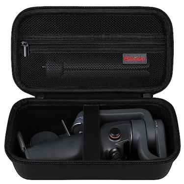 Imagem de Elonbo Estojo de transporte para DJI Osmo Mobile 6 estabilizador de gimbal para smartphone, OM 6, portátil, dobrável, haste de extensão integrada, 3 eixos, suspensão de telefone, tripé de viagem,