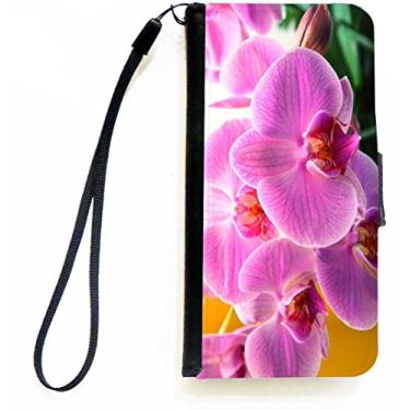 Imagem de Rikki Knight Capa carteira flip orquídea com aba magnética para Apple iPhone 5c