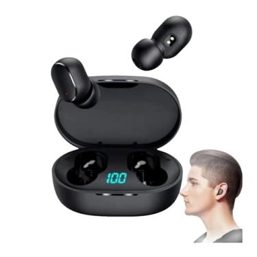 Imagem de Fone de Ouvido Sem Fio TWS E6s, Bluetooth 5.0, Tela LED Digital, Bateria 30h, Controle por Toque
