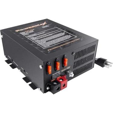 Imagem de Powermax Conversor de energia PM4 75A 110V AC para 12V DC 75 Amp com carregador inteligente de 4 estágios integrado