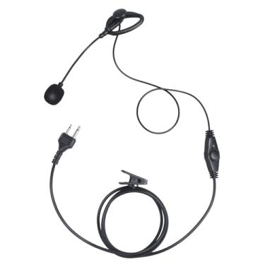 Imagem de Fone de ouvido Ptt de rádio bidirecional com microfone Boom com clipe de ouvido de rádio bidirecional para Walkie Talkies Midland AVPH1 GXT,LXT, X-TRA Talker G-Series