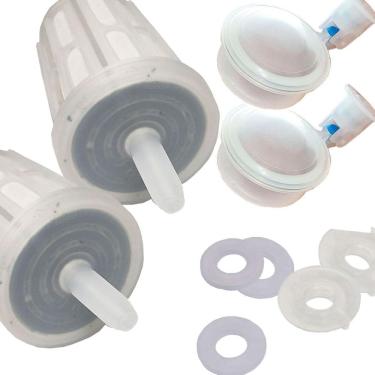 Imagem de Kit 2 Vela Refil Filtro Talha Barro Gravidade Carvão Ativado