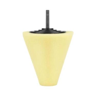 Imagem de Almofada De Esponja De Polimento De Roda De Carro Em Forma De Cone Par