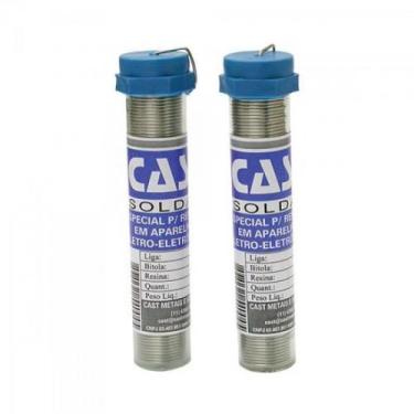 Imagem de Solda em Tubo 63x34 25G Azul Cast Metais 36un