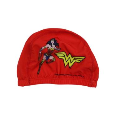 Imagem de Touca Natação Infantil Poliamida Mulher Maravilha - Bel Fix