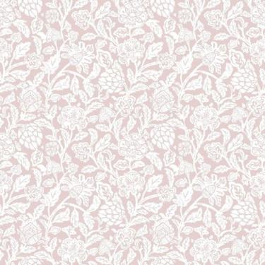 Imagem de Papel De Parede Happy Floral Rosa 12348