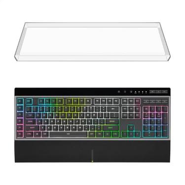 Imagem de GEEKRIA Capa Protetora Contra Poeira Para Teclado Geekria, Tamanho Normal, De Acrílico Transparente Mecânico Computador Com 6 Teclas G Dedicadas, Compatível Logitech G613, Corsair K100 Rgb, K55 Rgb