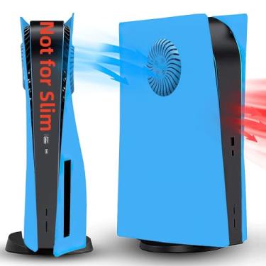 Imagem de VLANMON Capas De Proteção Para Console Ps5, Acessórios Playstation 5, Capa Protetora Substituição (Azul-Estrela)