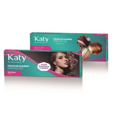 Imagem de Papel Alúminio para Mechas Katy 320 Unidades 12cmX30m
