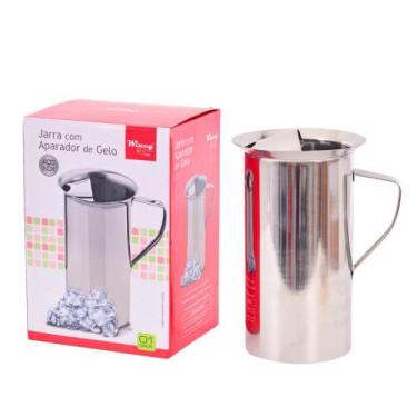 Imagem de Jarra Inox Wincy Casa 1800ml com Aparador de Gelo
