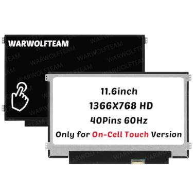 Imagem de WARWOLFTEAM 11,6 polegadas 60Hz 40 pinos 1366X768 HD Display LCD LED painel de tela de substituição compatível com Dell Chromebook 3100 P29T P29T001 2G5VN 02G5VN 5T1KK 05T1KK 05T1KK (não para versão 2