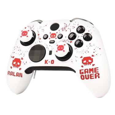 Imagem de Capa de controle de caveira Pixelated compatível com controle sem fio Xbox Elite Series 2 Core, capa protetora para RALAN