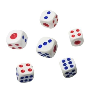 Imagem de Dados 6 Lados 6 Peças Multicolor Para Tabuleiro E Jogos